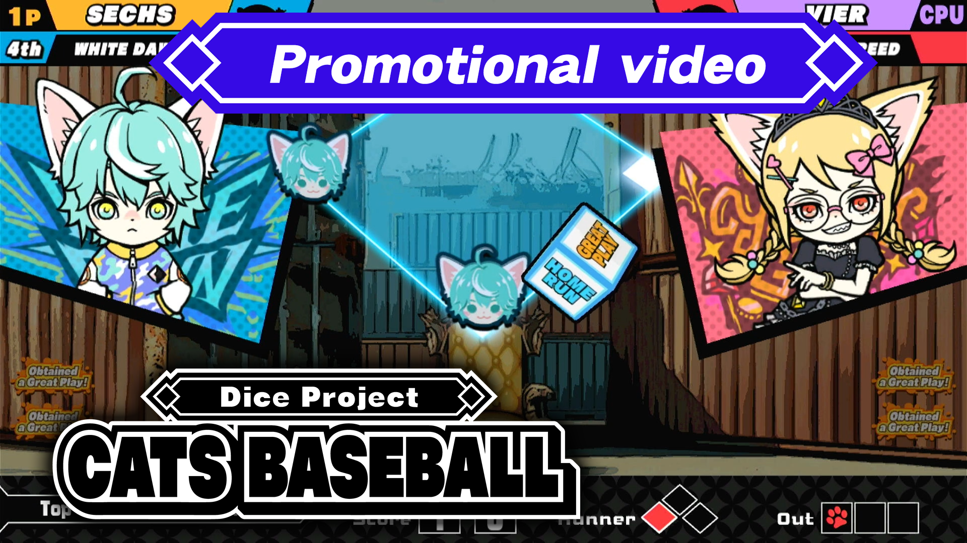 Promotional Video Dice Project CATSBASEBALL